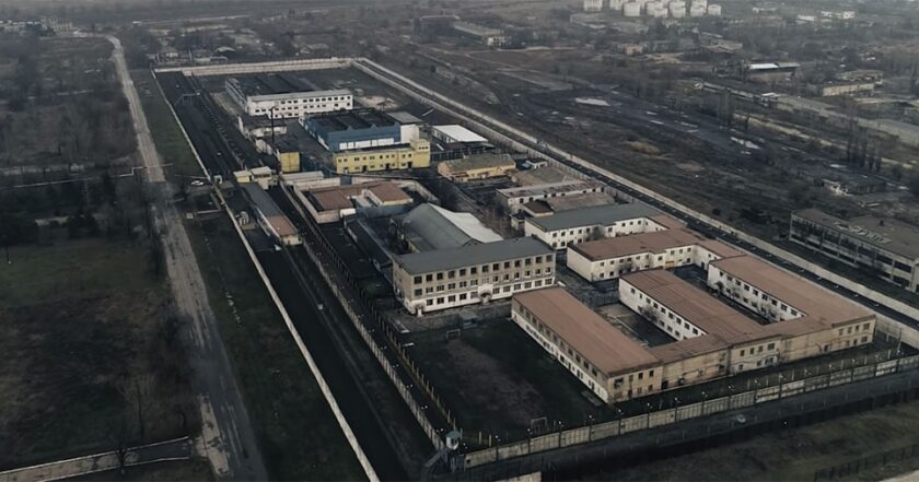 Berdianska prison in Ukraine.